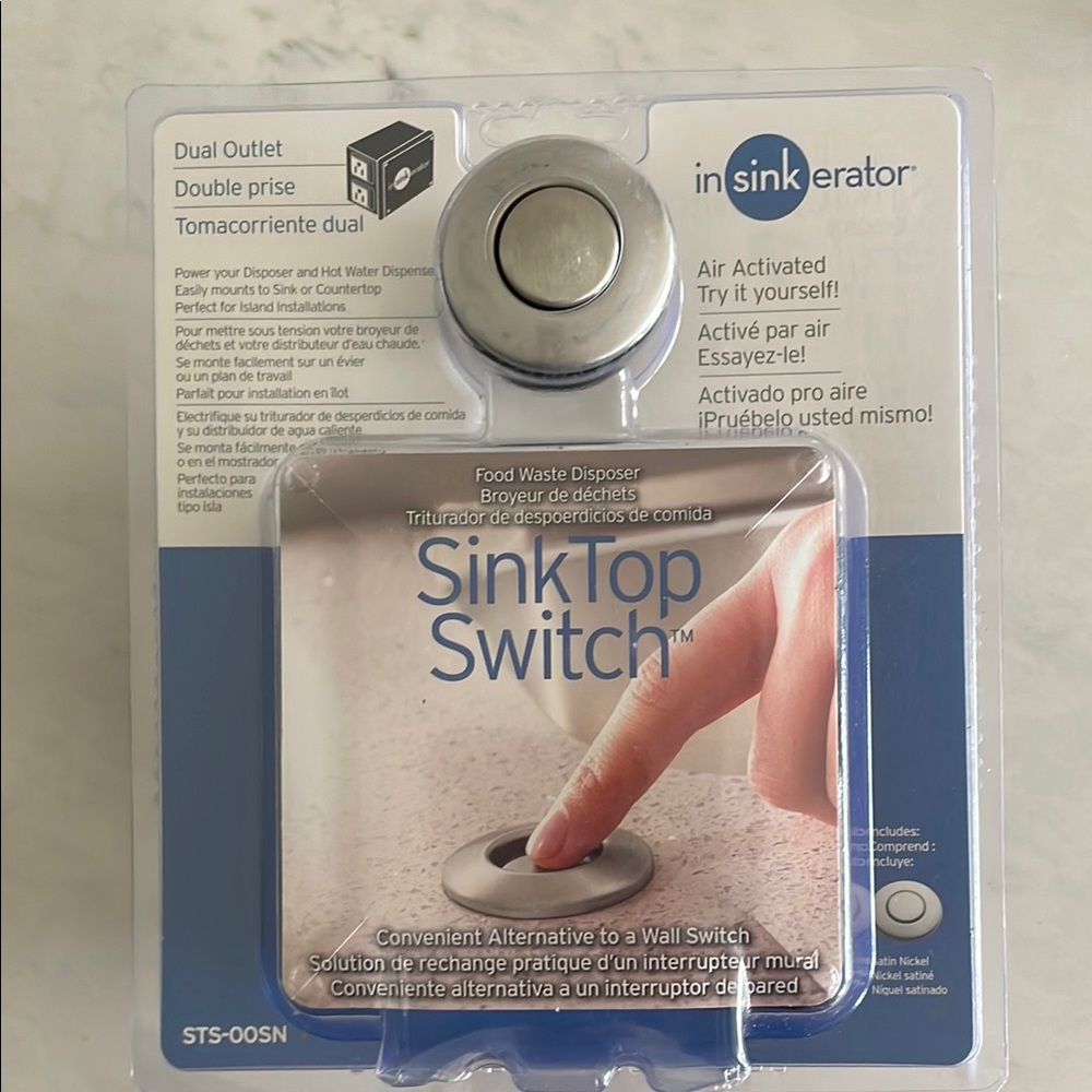 InSinkErator SinkTop Switch Dual Outlet